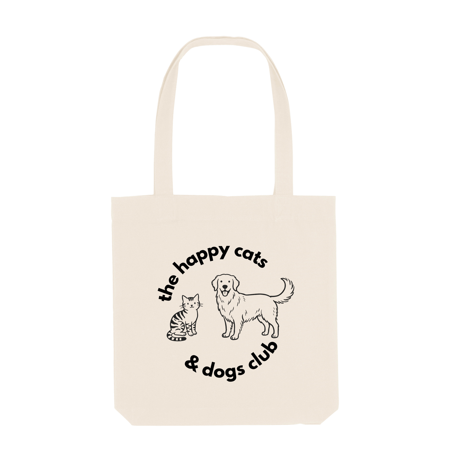 Natural Printed Bag Front