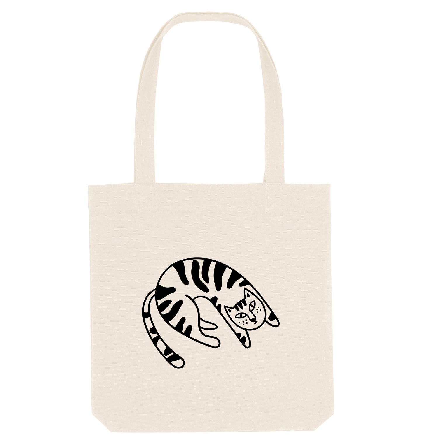 Natural Printed Bag Front
