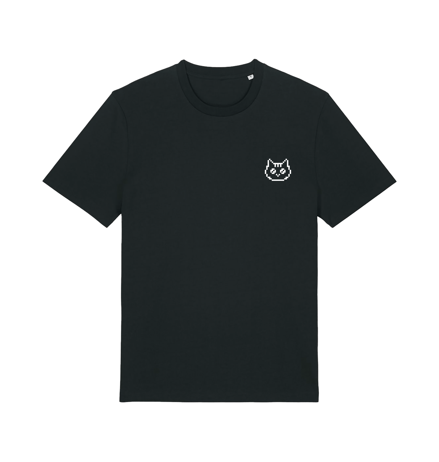 Black Printed T-shirt Front