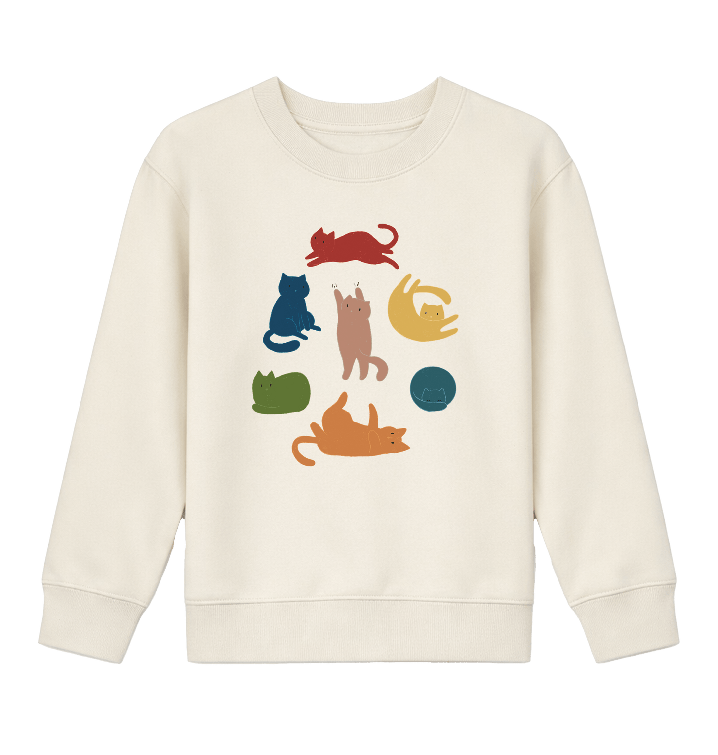 Natural Raw Printed Sweater Front