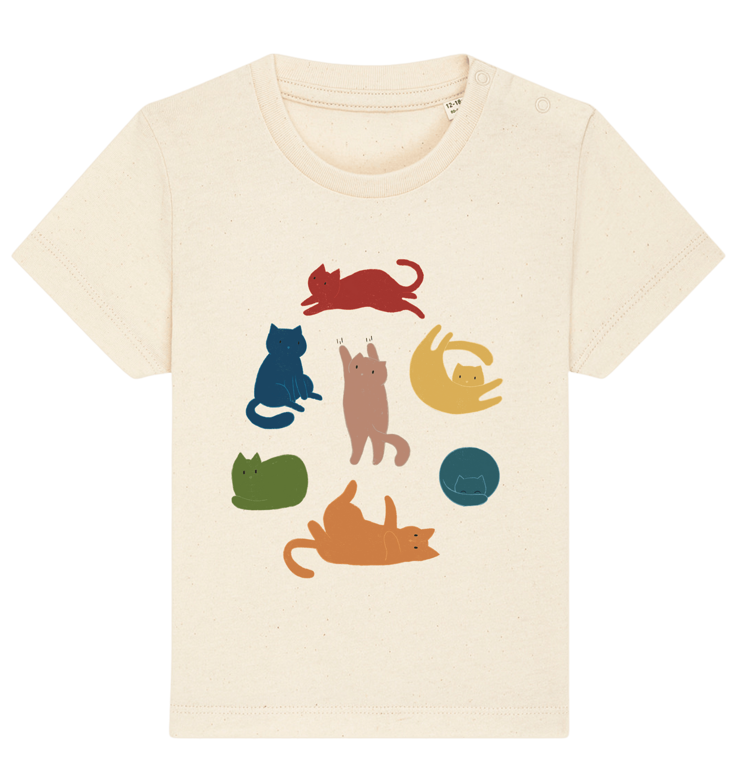 Natural Raw Printed T-shirt Front