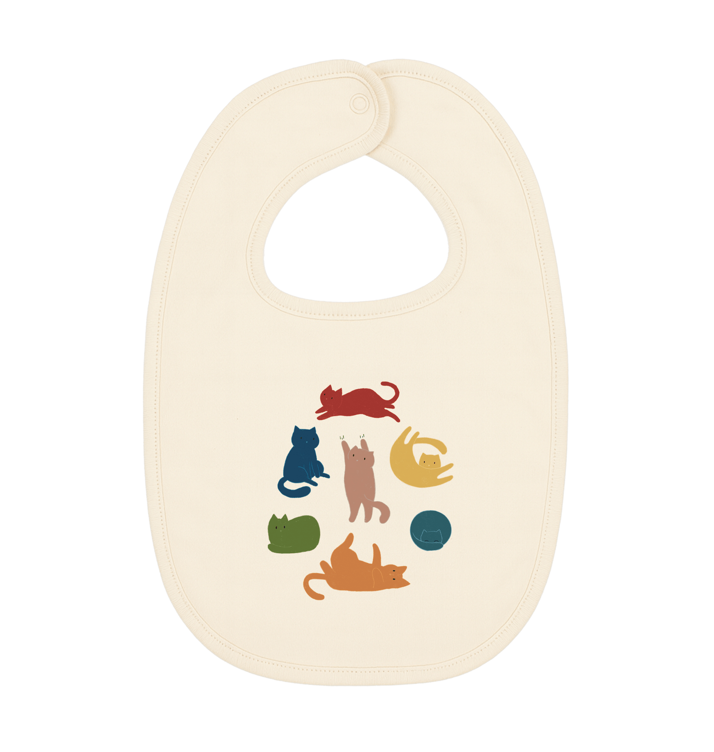 Natural Raw Bib Front