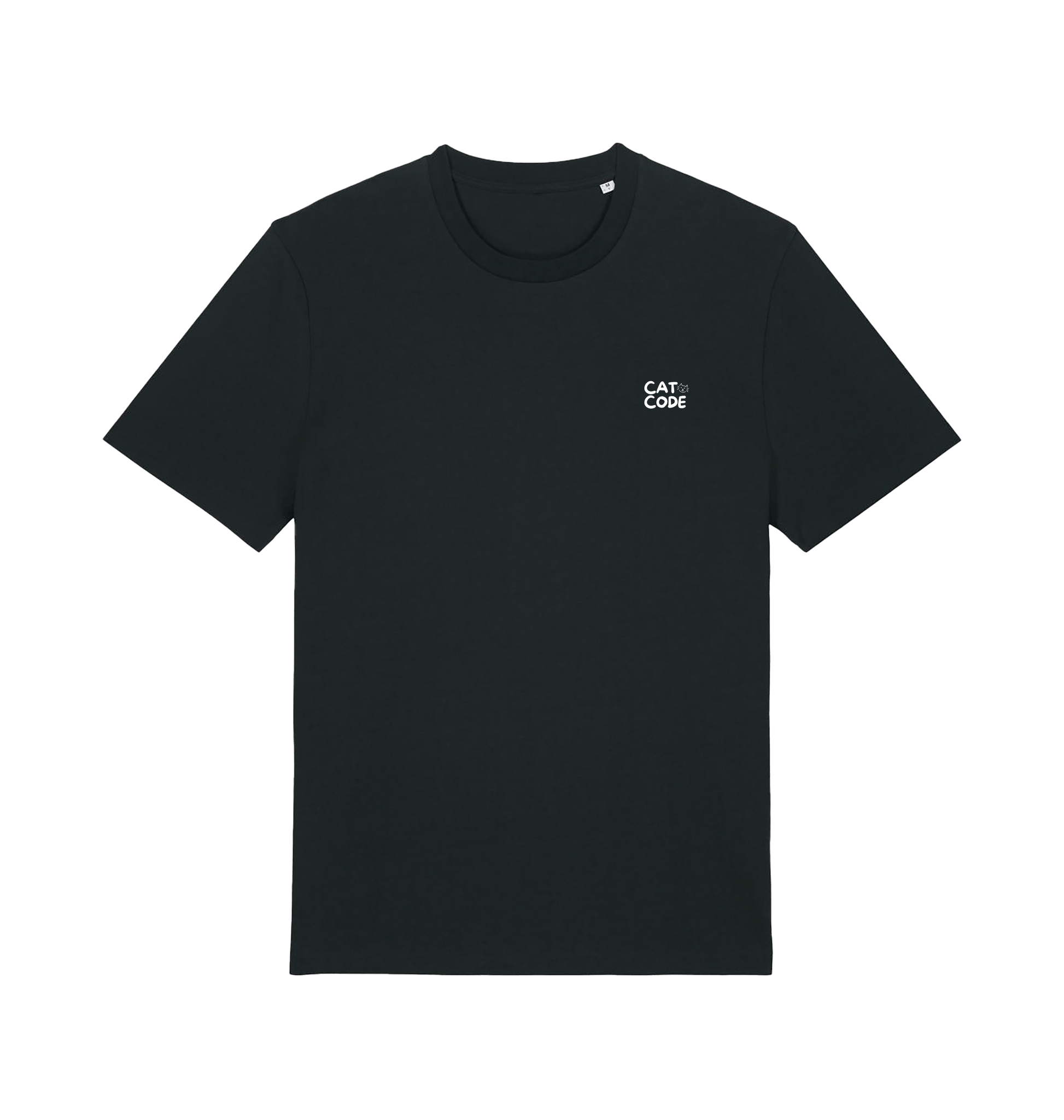 Black Printed T-shirt Front