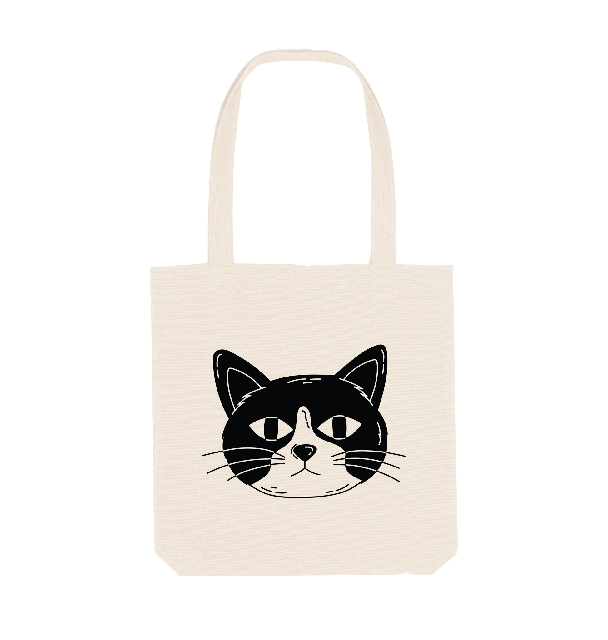 Natural Printed Bag Front
