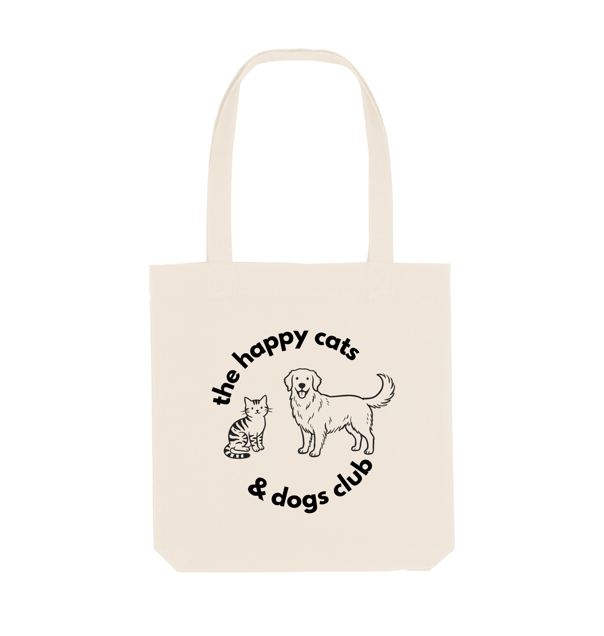 Natural Printed Bag Front