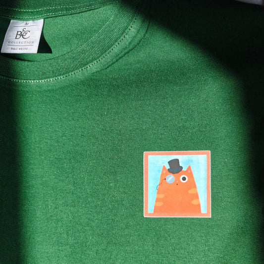 Unisex T-shirt - Monocle Cat
