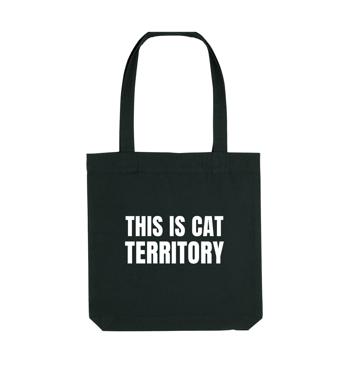 Black Printed Bag Front