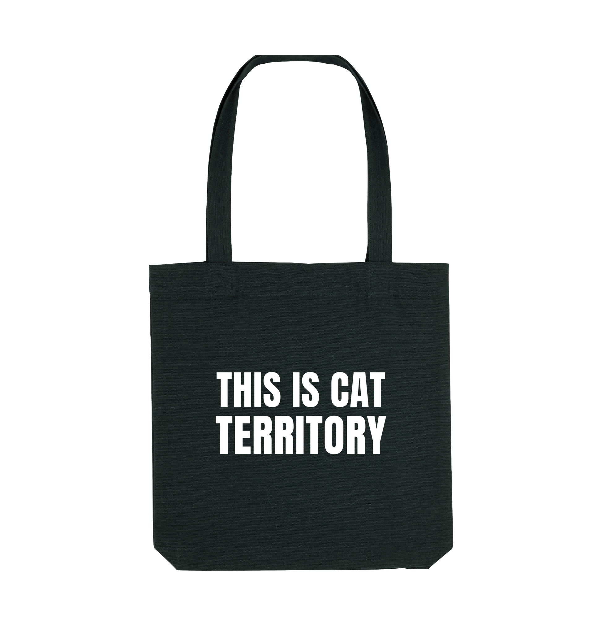 Black Printed Bag Front