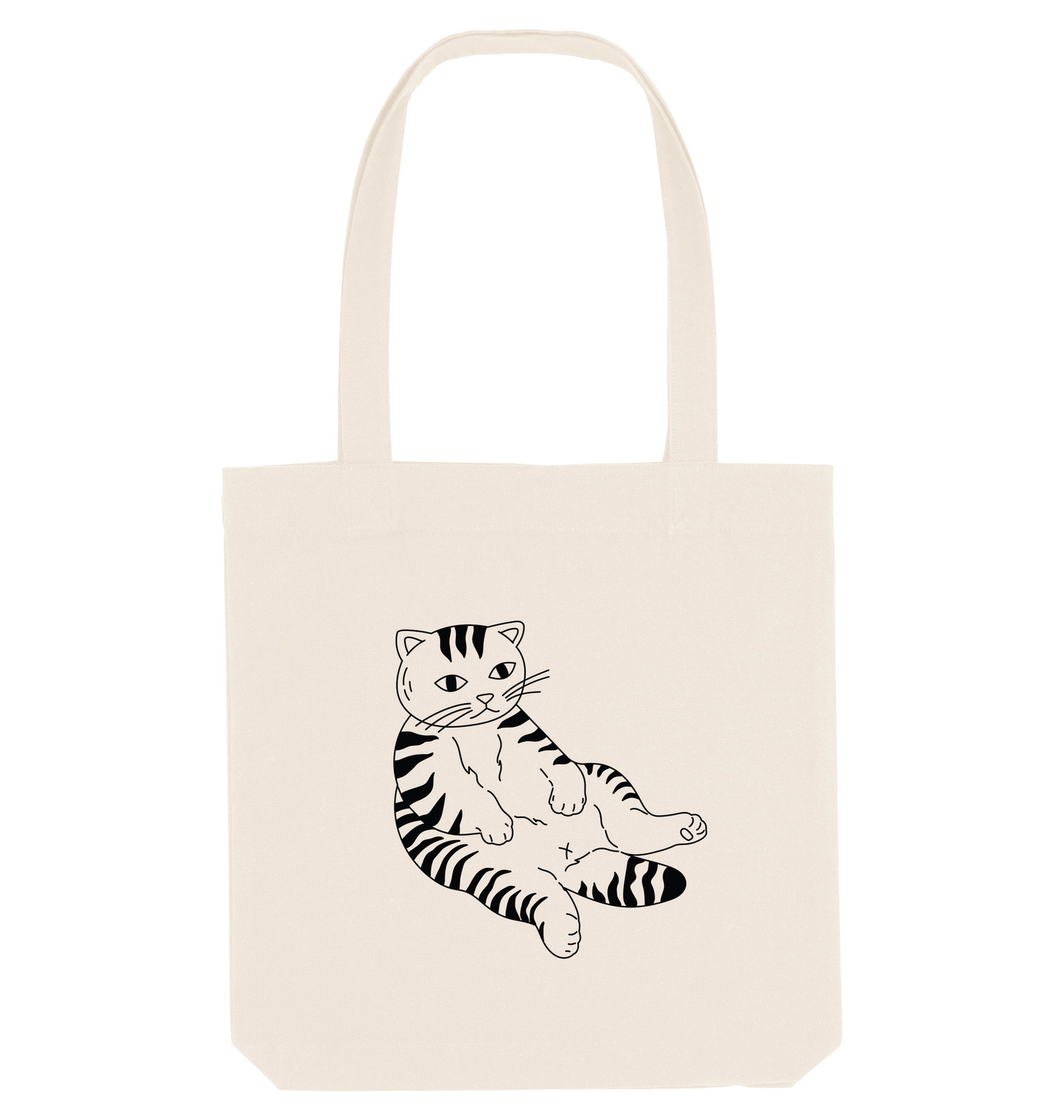 Natural Printed Bag Front