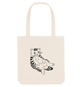 Natural Printed Bag Front