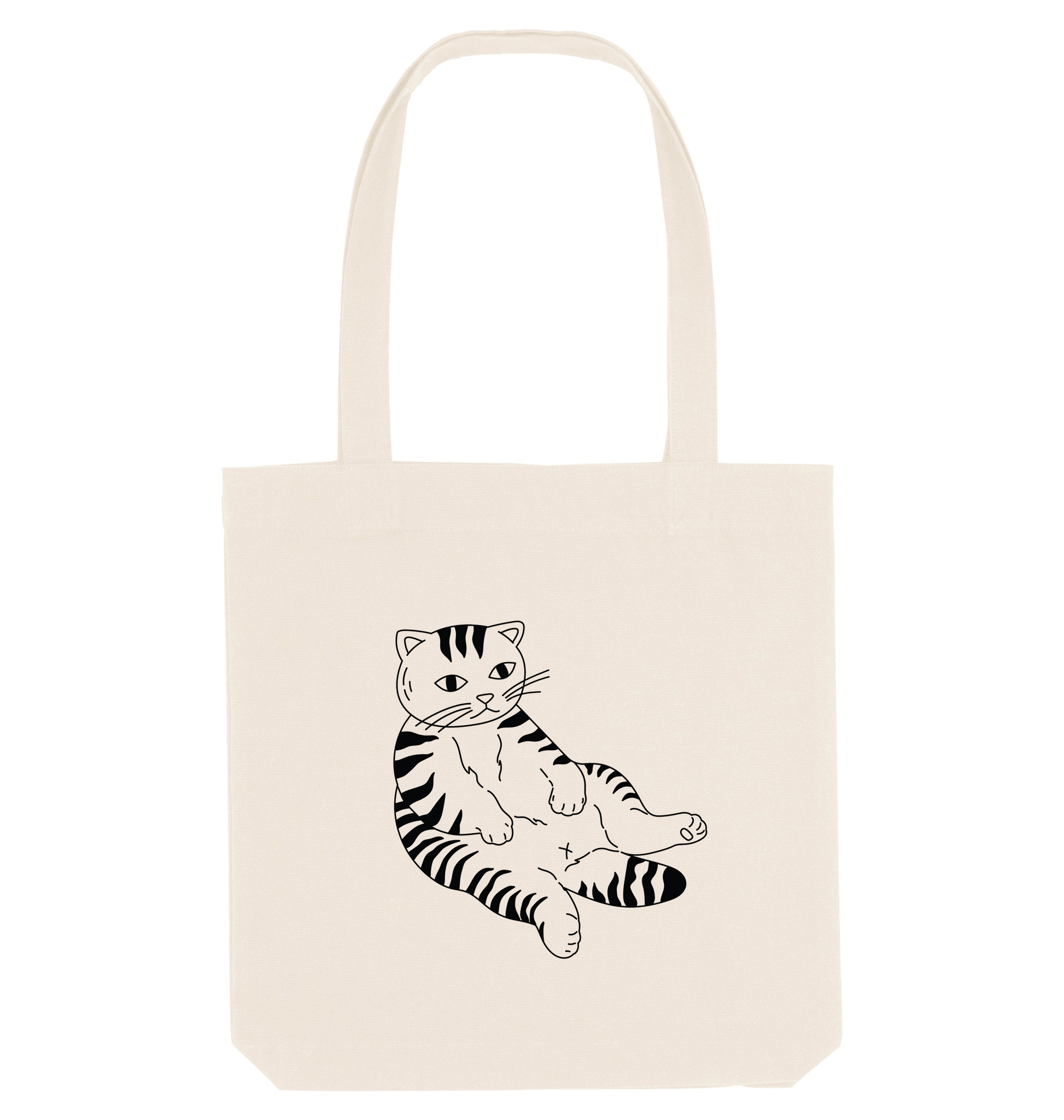Natural Printed Bag Front
