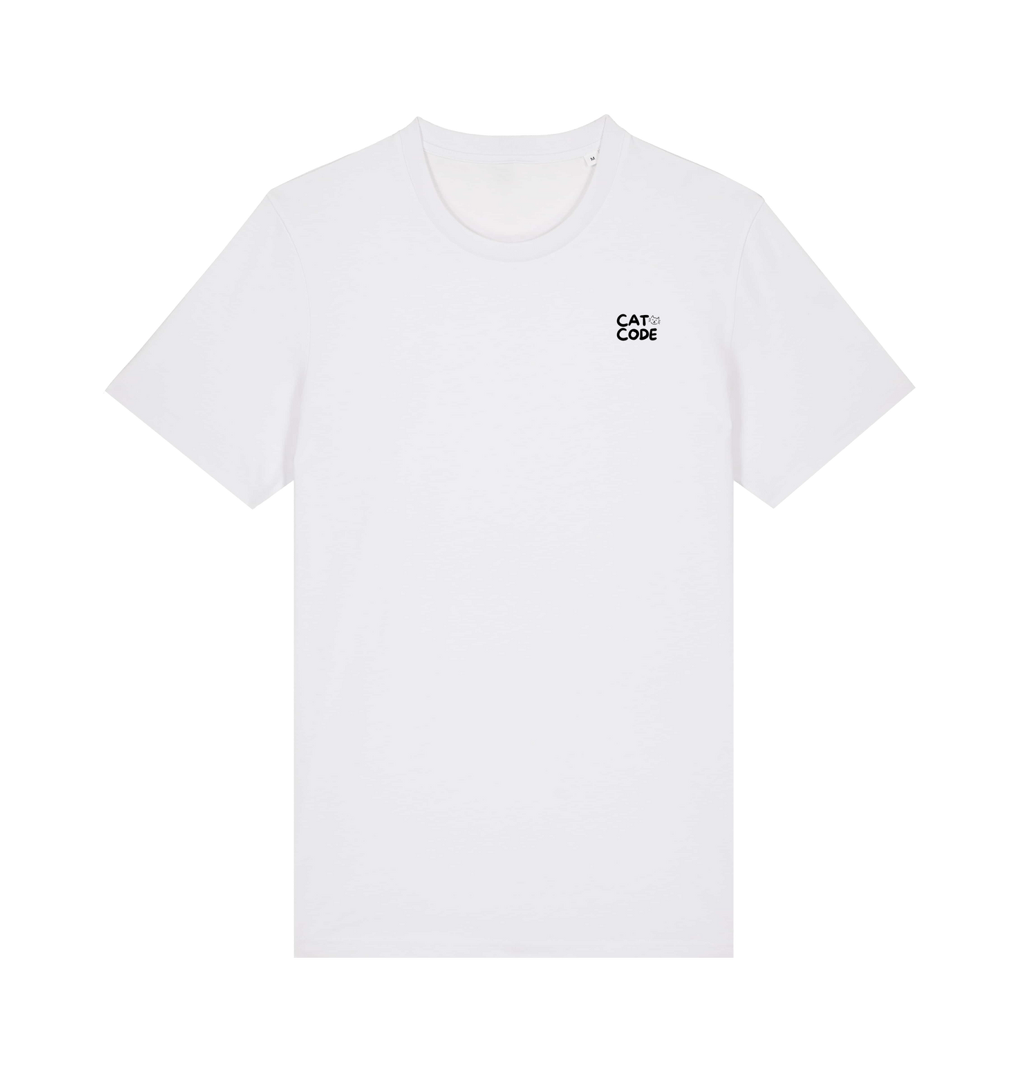 White Printed T-shirt Front