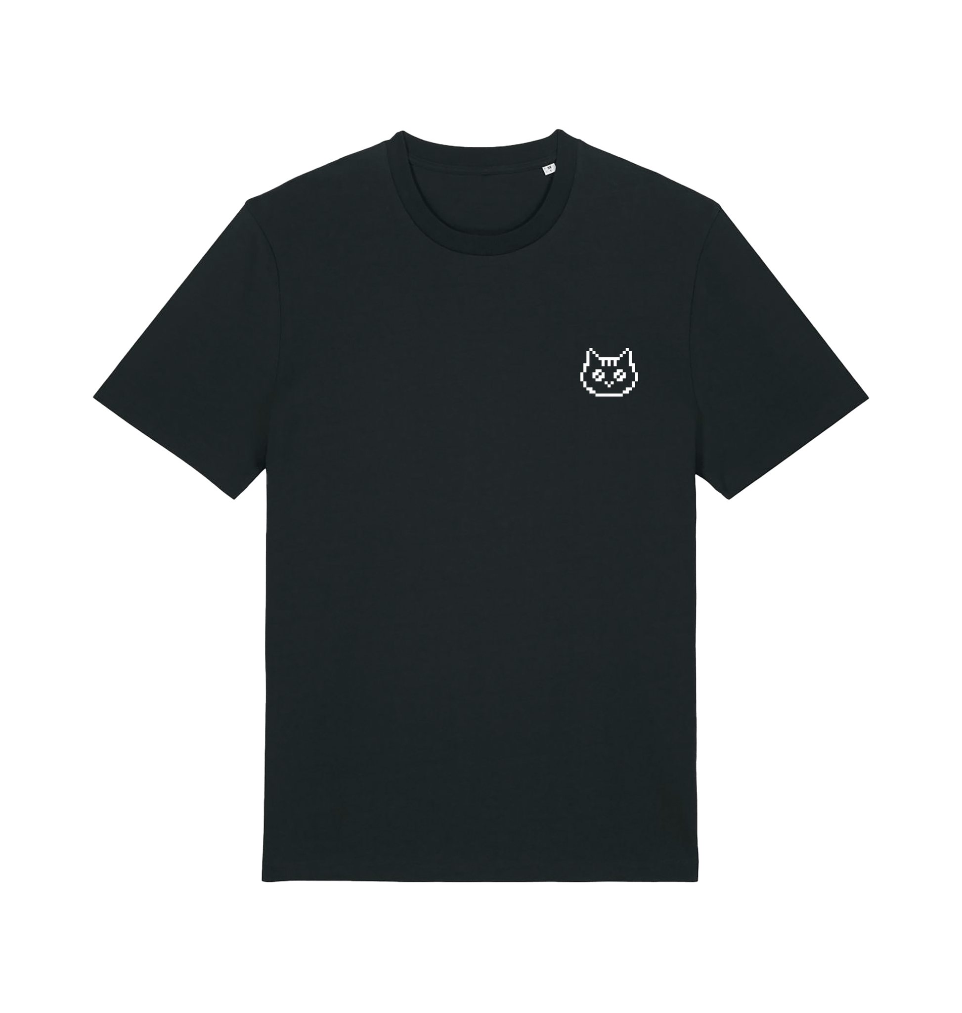 Black Printed T-shirt Front
