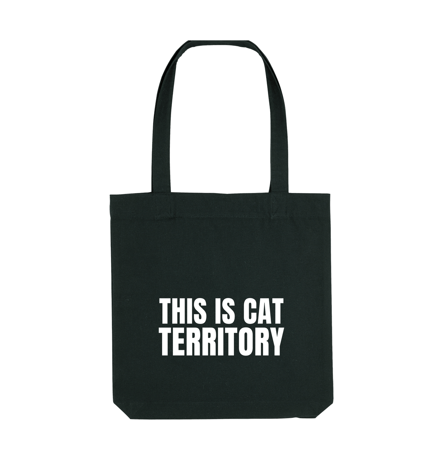Black Printed Bag Front