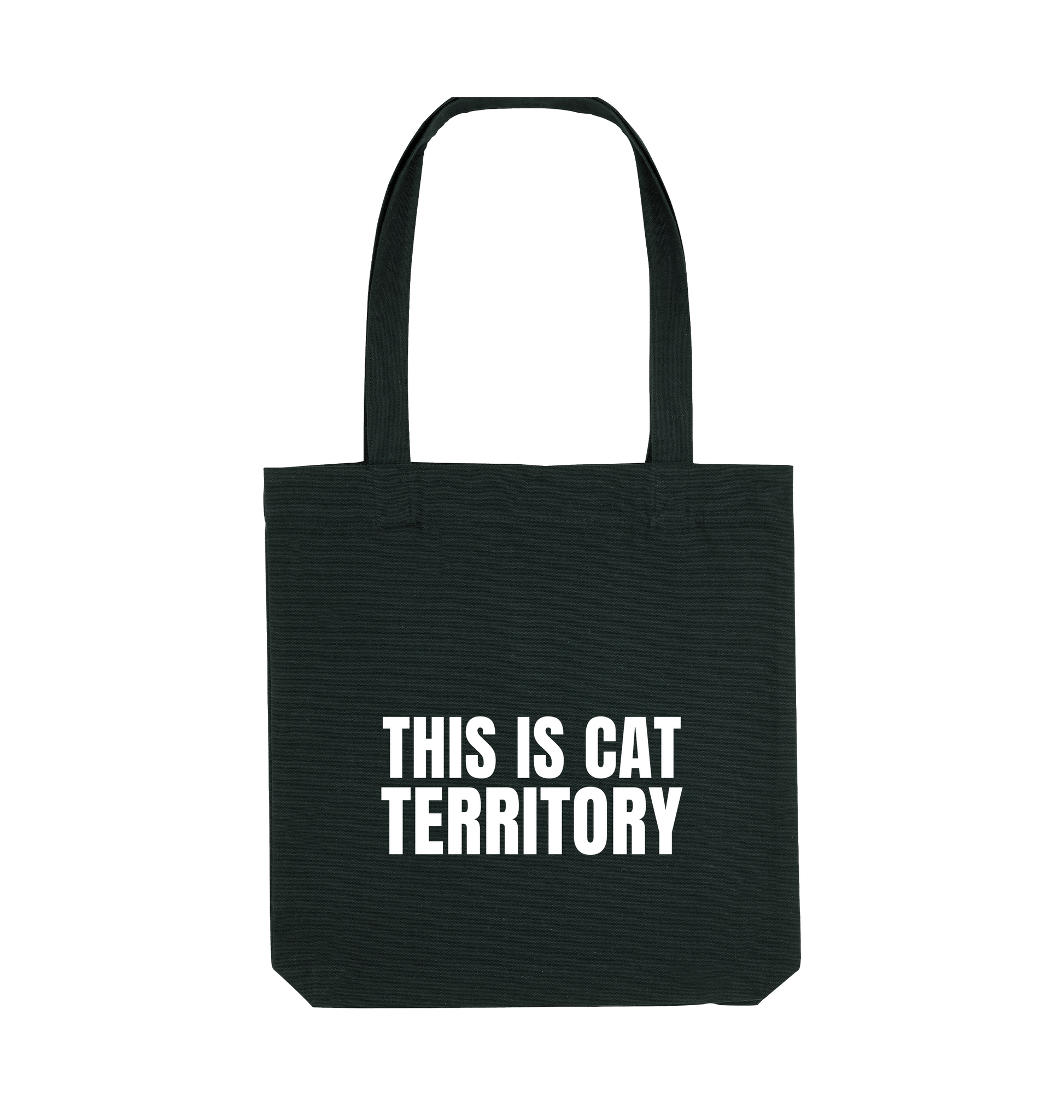 Black Printed Bag Front