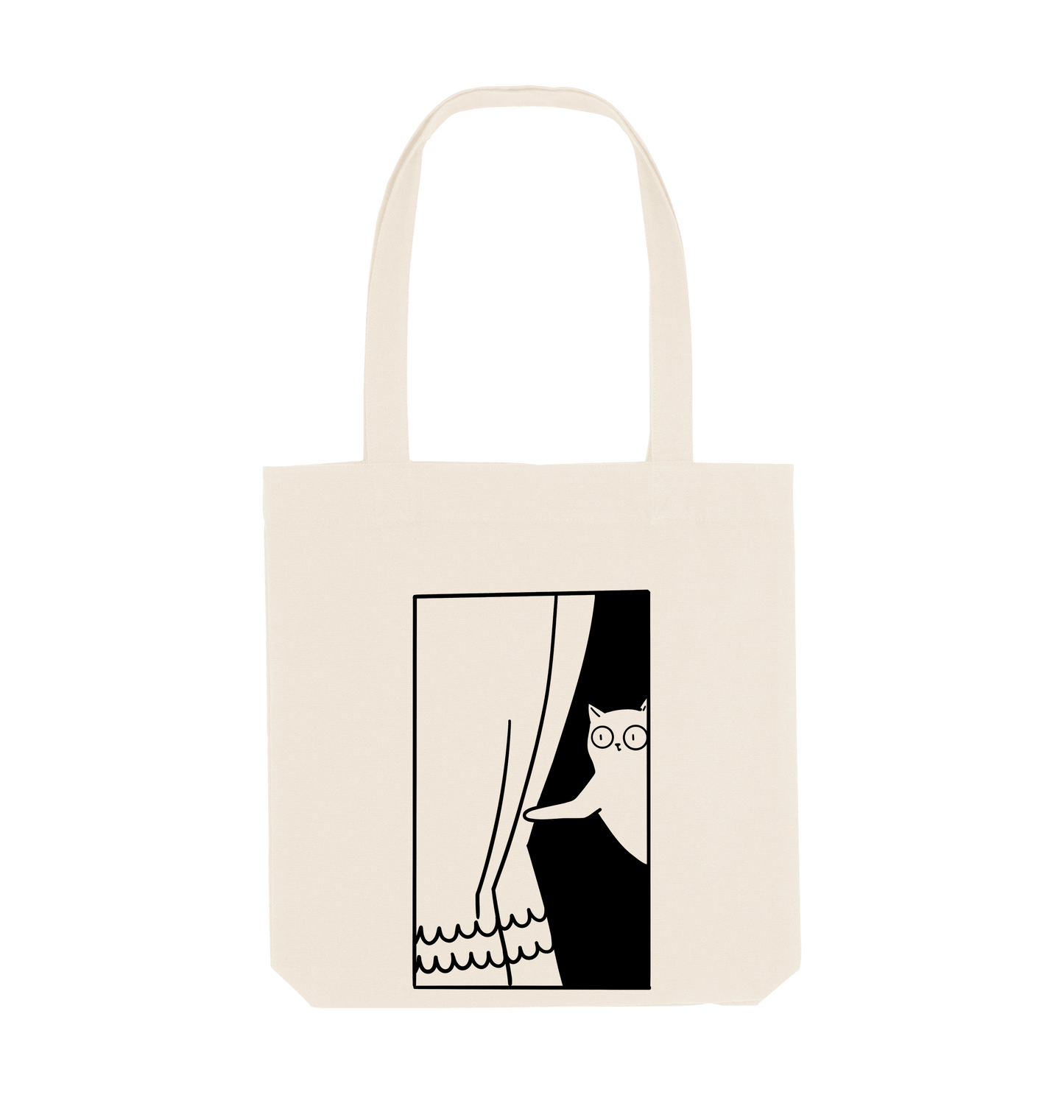 Natural Printed Bag Front