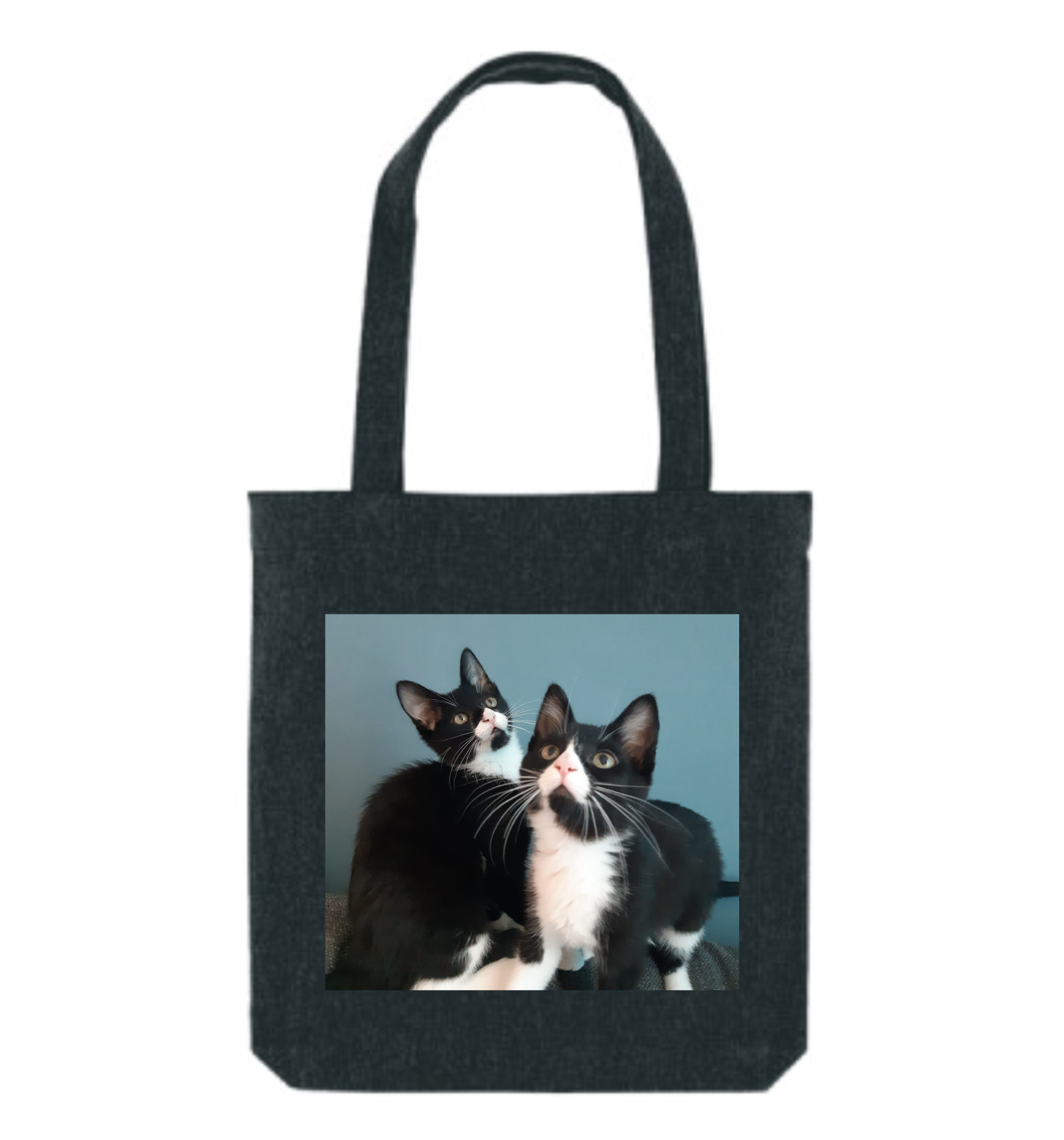 Maak nu je eigen totebag, met foto van jouw liefste kat op en neem het overal mee naartoe!